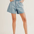 Bridget Raw Hem Denim Shorts - alldeserved.com