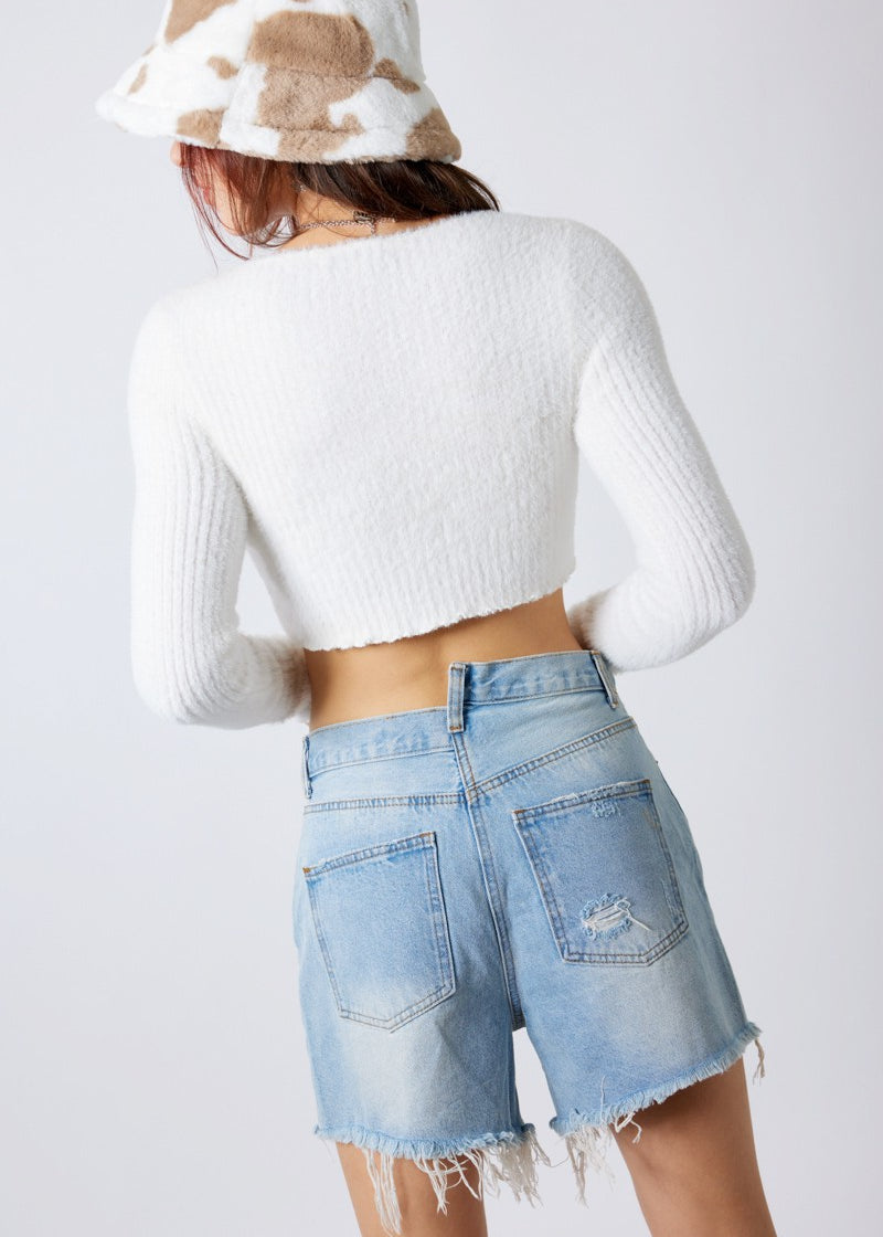 Ayla Denim Shorts - alldeserved.com