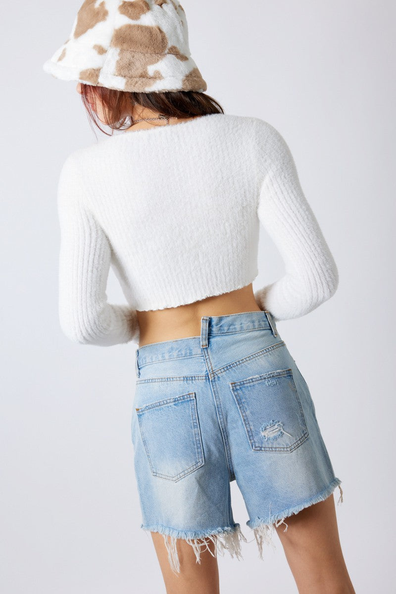 Ayla Denim Shorts - alldeserved.com