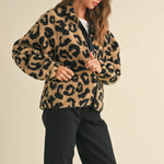 Leopard Print Teddy Jacket - alldeserved.com