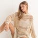 Sahara Mesh Long Sleeve Sweater - alldeserved.com