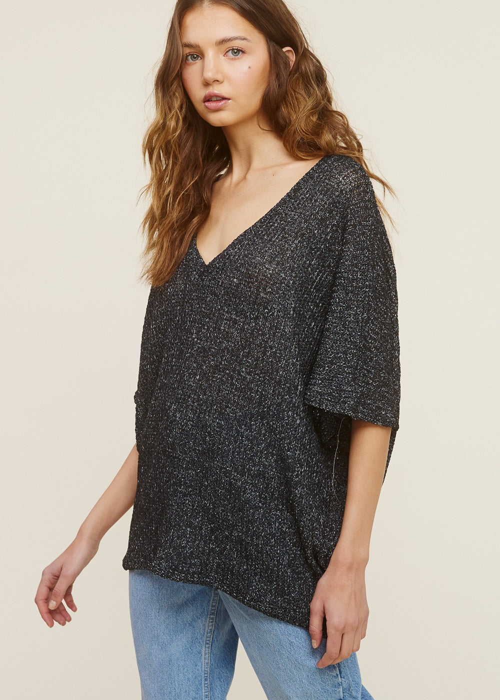 Ellen Fisherman Net Knit Top - alldeserved.com