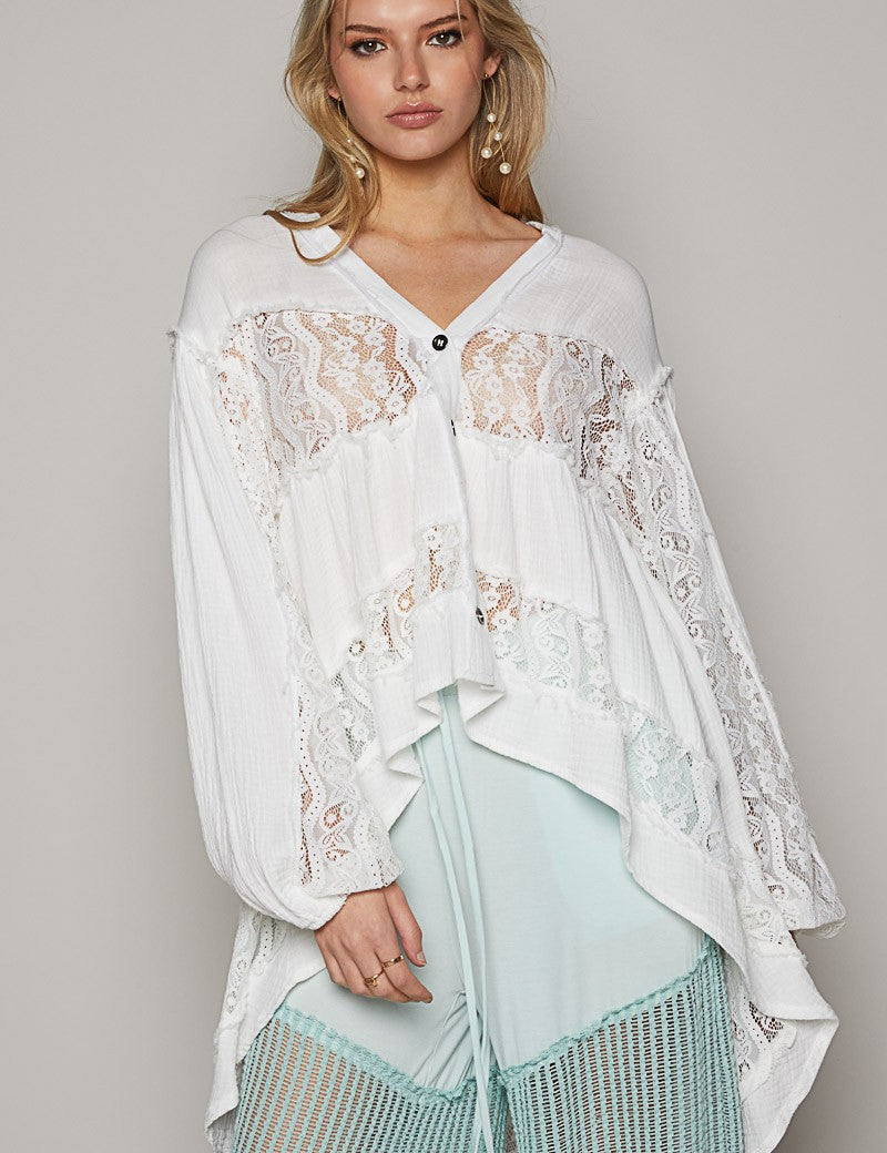 Walk In The Clouds Blouse - alldeserved.com