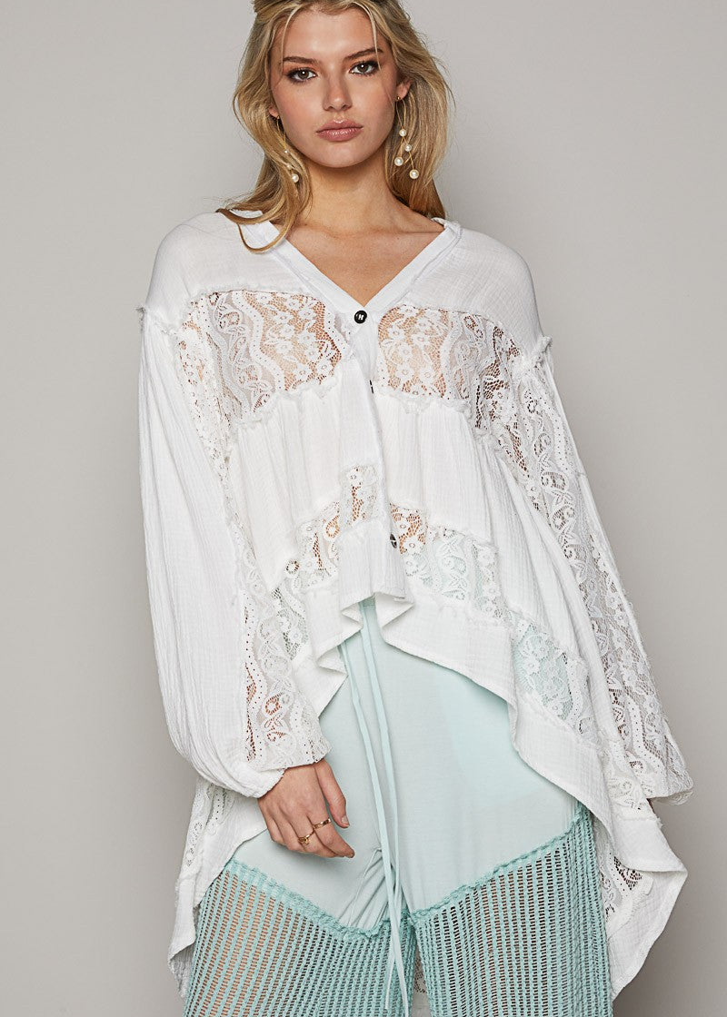 Walk In The Clouds Blouse - alldeserved.com