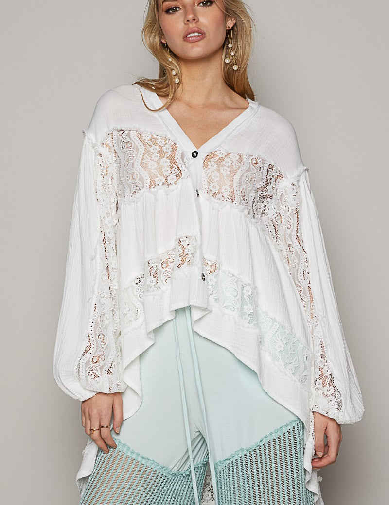 Walk In The Clouds Blouse - alldeserved.com