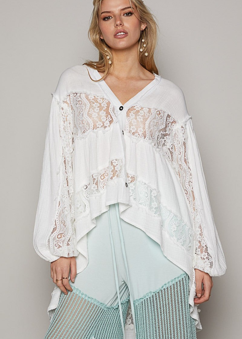 Walk In The Clouds Blouse - alldeserved.com