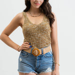 Heather Knit Top - alldeserved.com