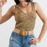 Heather Knit Top - alldeserved.com