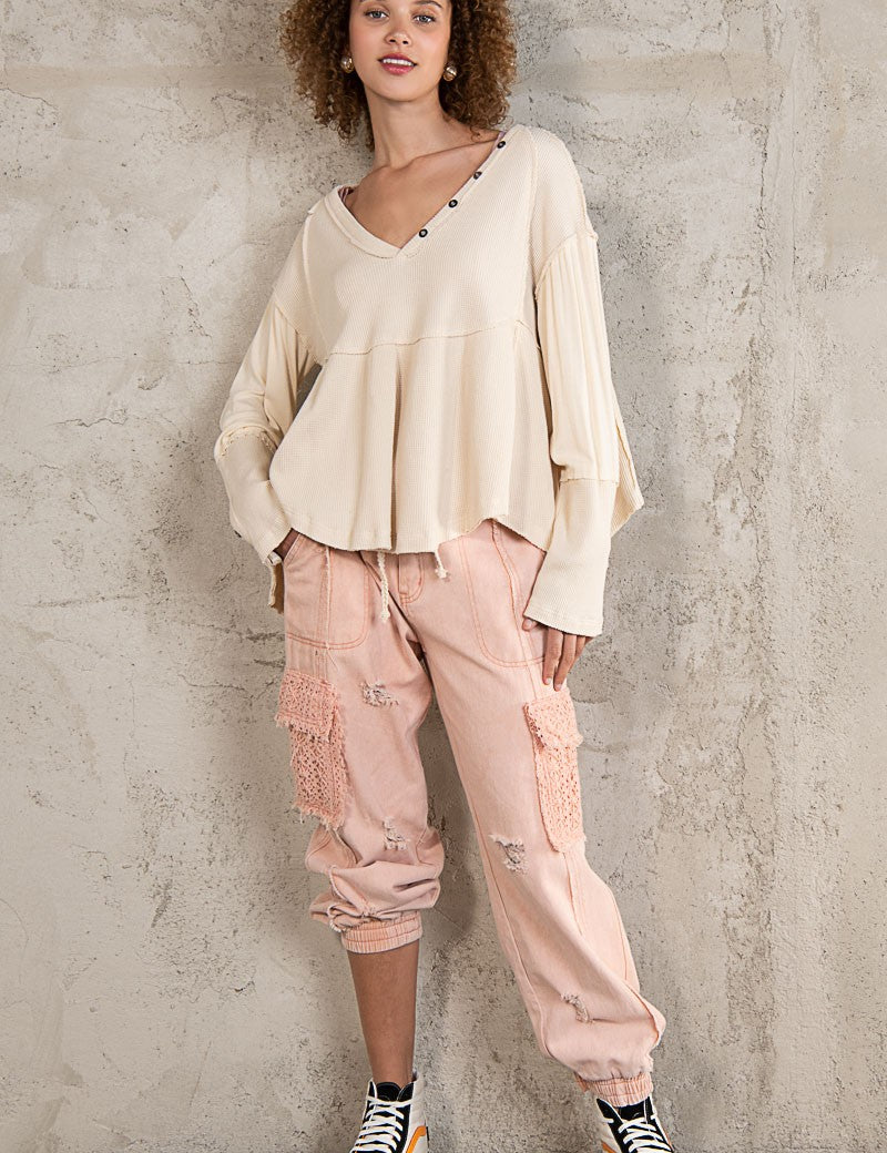Magnolia Boho Longsleeve Top - alldeserved.com