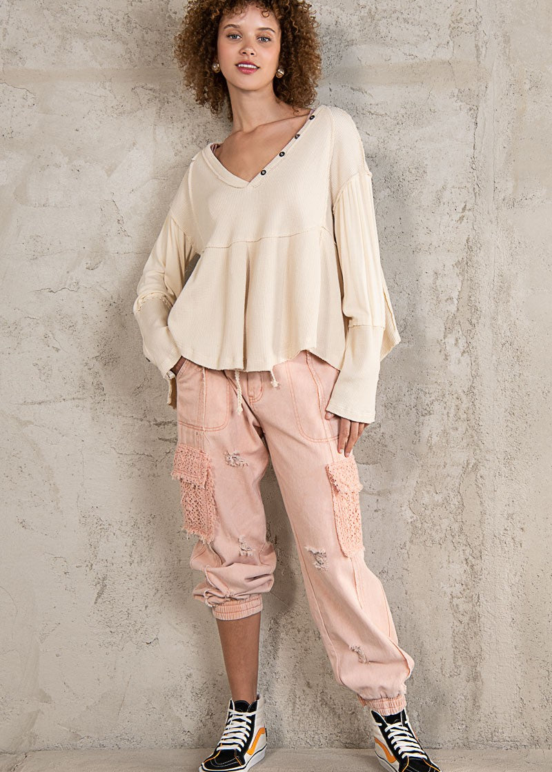 Magnolia Boho Longsleeve Top - alldeserved.com