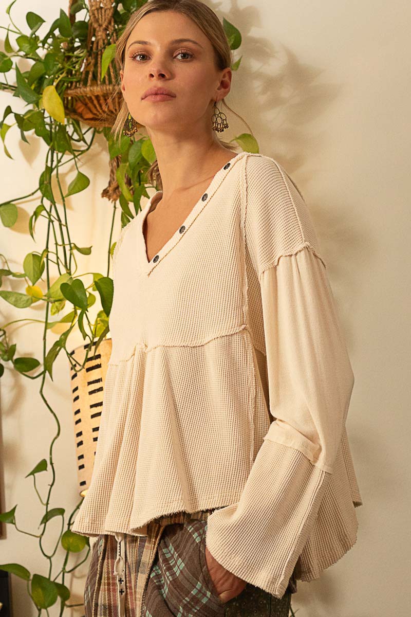 Magnolia Boho Longsleeve Top - alldeserved.com
