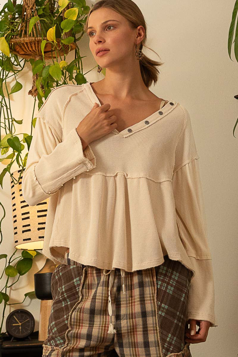 Magnolia Boho Longsleeve Top - alldeserved.com