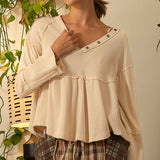 Magnolia Boho Longsleeve Top - alldeserved.com