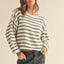 Day to Day Striped Pullover - alldeserved.com