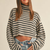 Uptown Striped Pullover - alldeserved.com