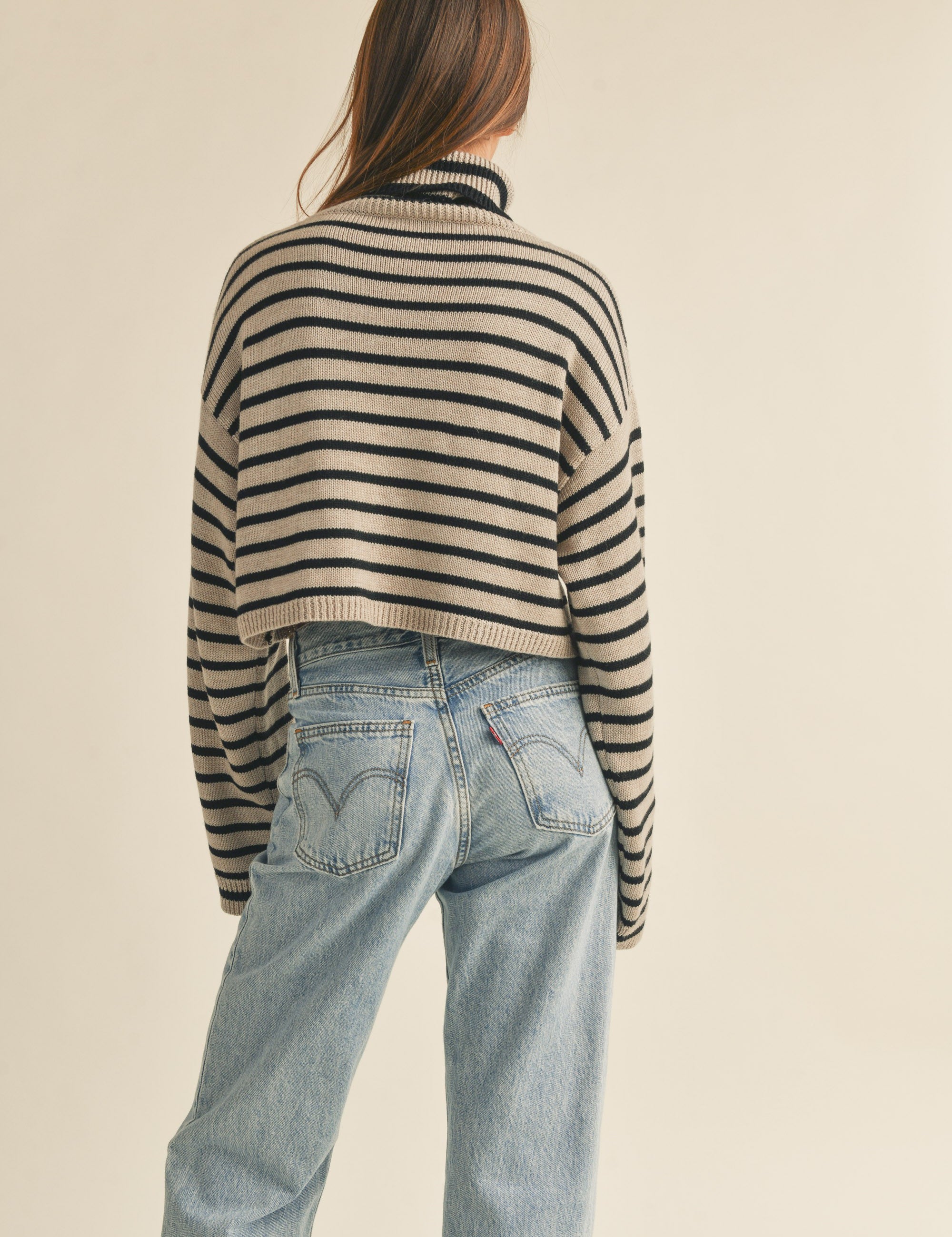 Uptown Striped Pullover - alldeserved.com