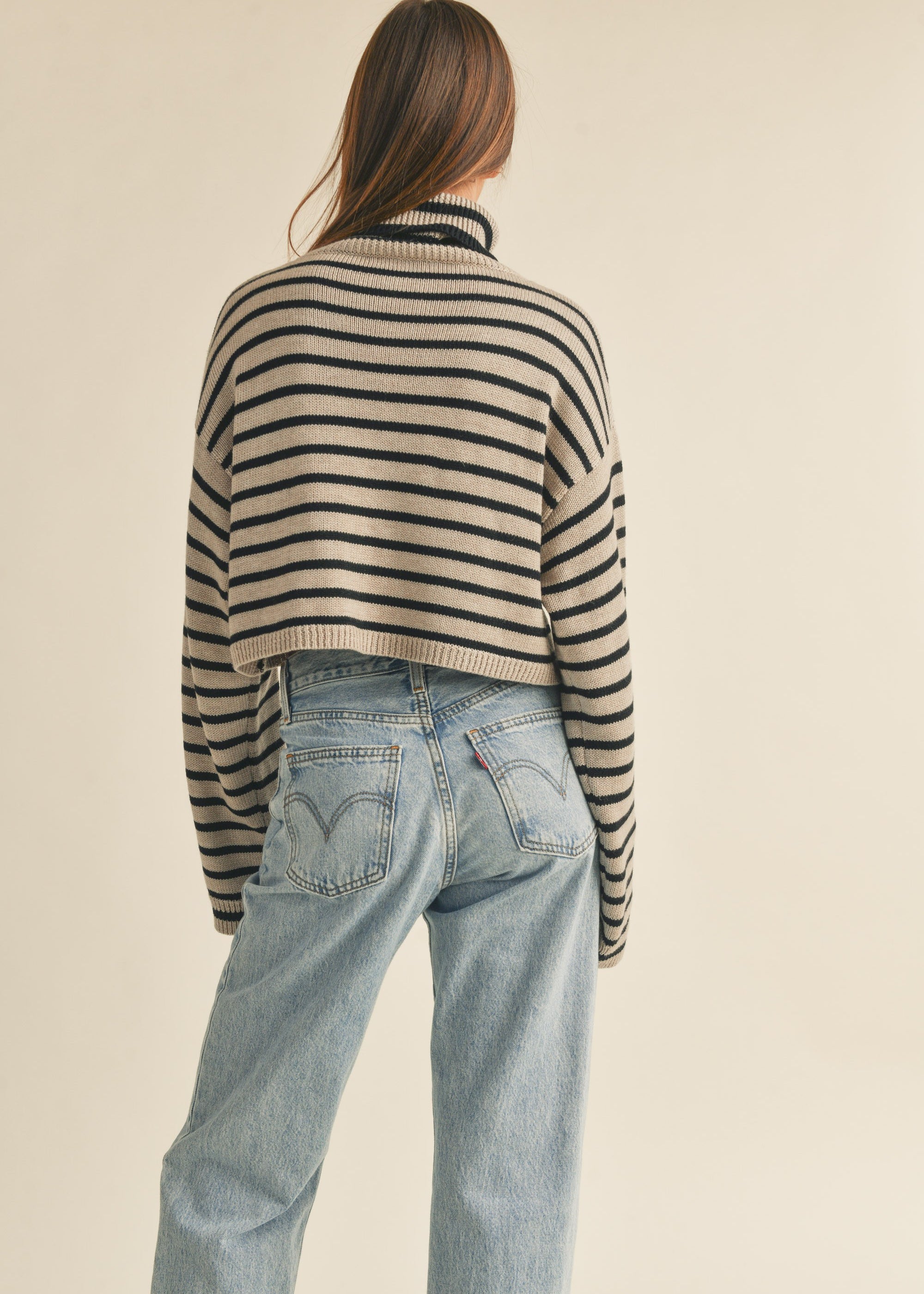 Uptown Striped Pullover - alldeserved.com