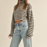 Uptown Striped Pullover - alldeserved.com