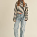 Uptown Striped Pullover - alldeserved.com