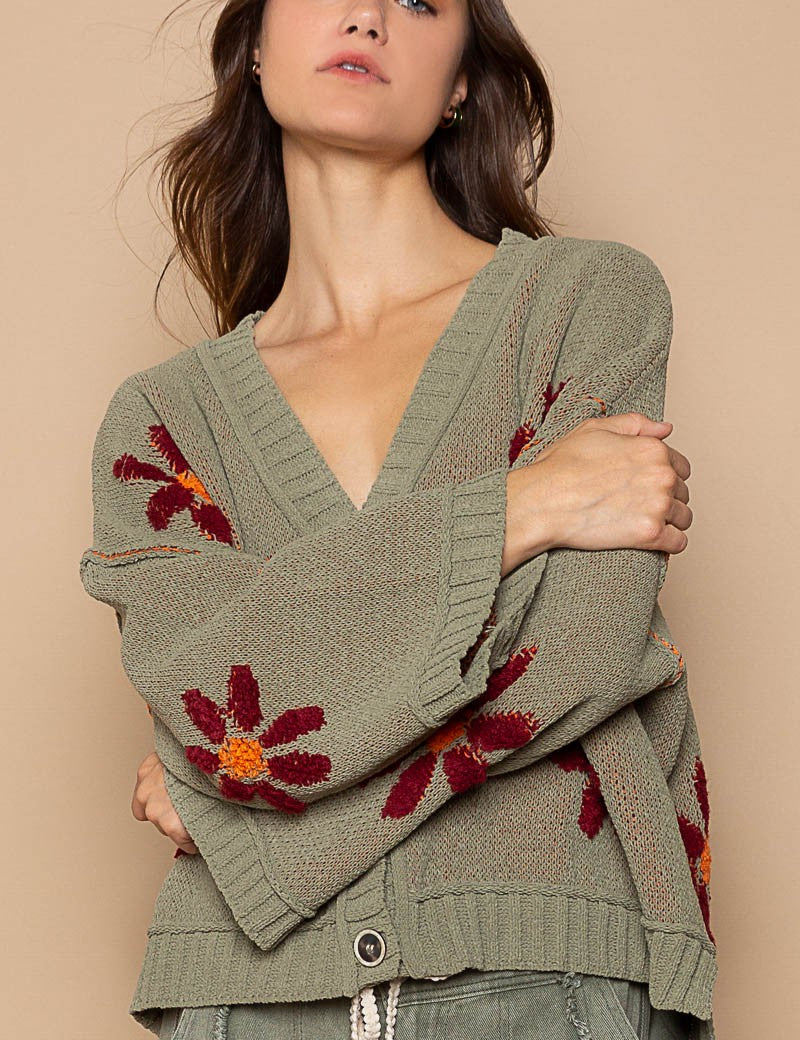 Alexis Floral Cardi - alldeserved.com