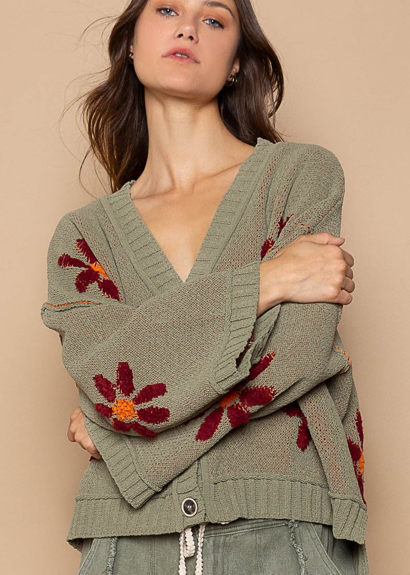Alexis Floral Cardi - alldeserved.com