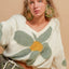 Fuzzy Floral Crop Sweater - alldeserved.com