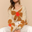 Fuzzy Floral Crop Sweater - alldeserved.com