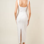 Reform Denim Bodycon Midi Dress - alldeserved.com