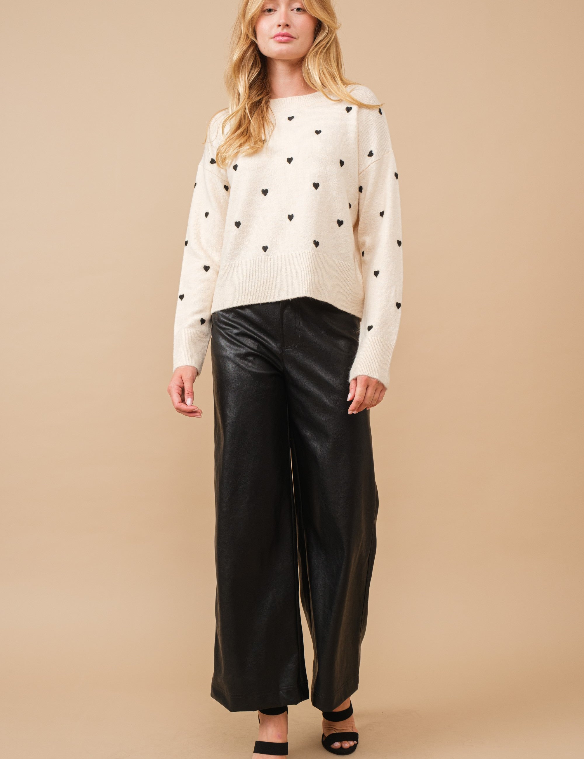 Happy Heart Sweater - alldeserved.com