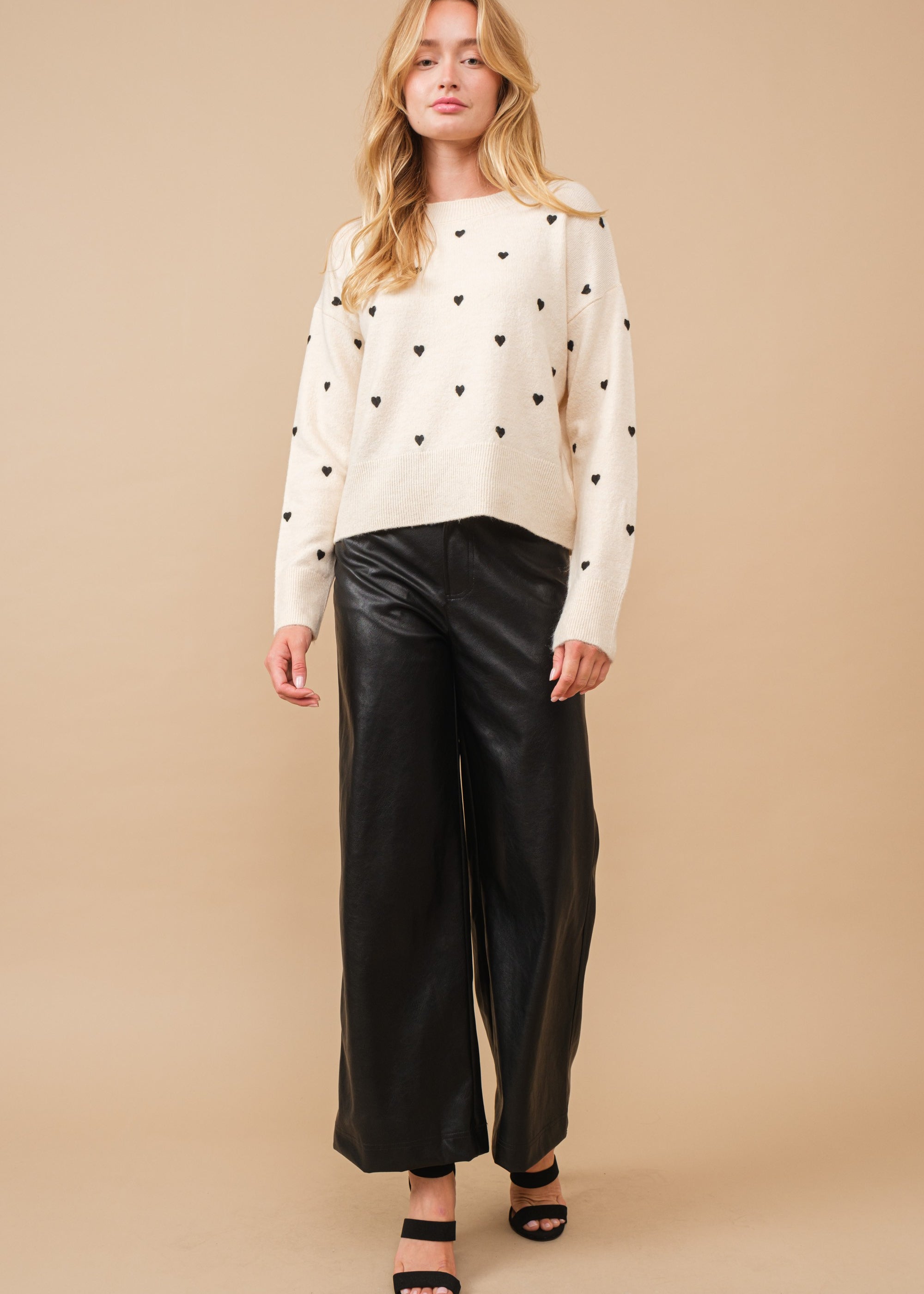 Happy Heart Sweater - alldeserved.com