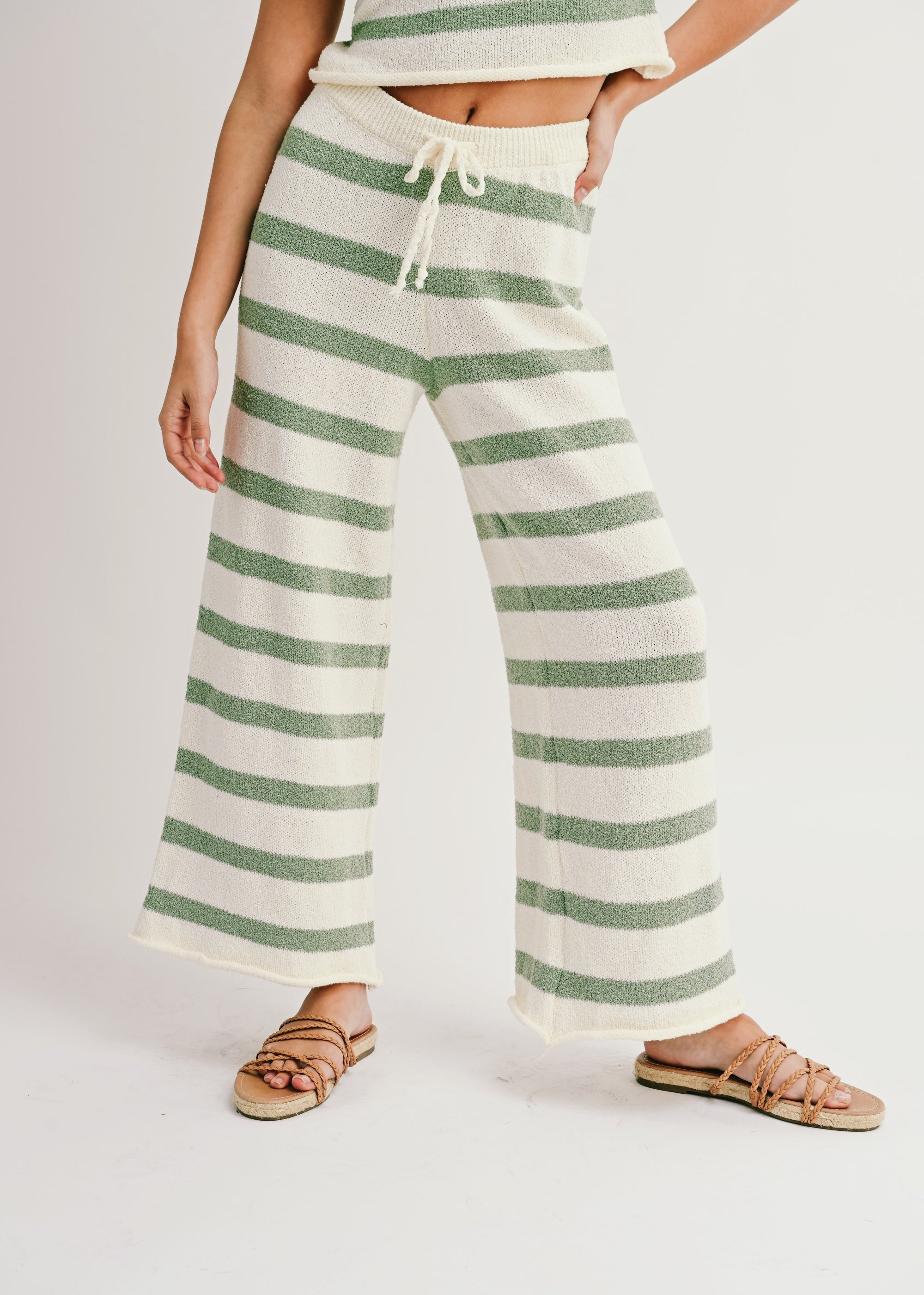 Sweet Talk Striped Sweater Set - alldeserved.com