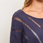Frankie Mesh Cropped Sweater - alldeserved.com