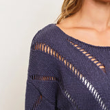 Frankie Mesh Cropped Sweater - alldeserved.com