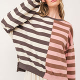 Uptown Essentials Double Stripe Sweatshirt - alldeserved.com