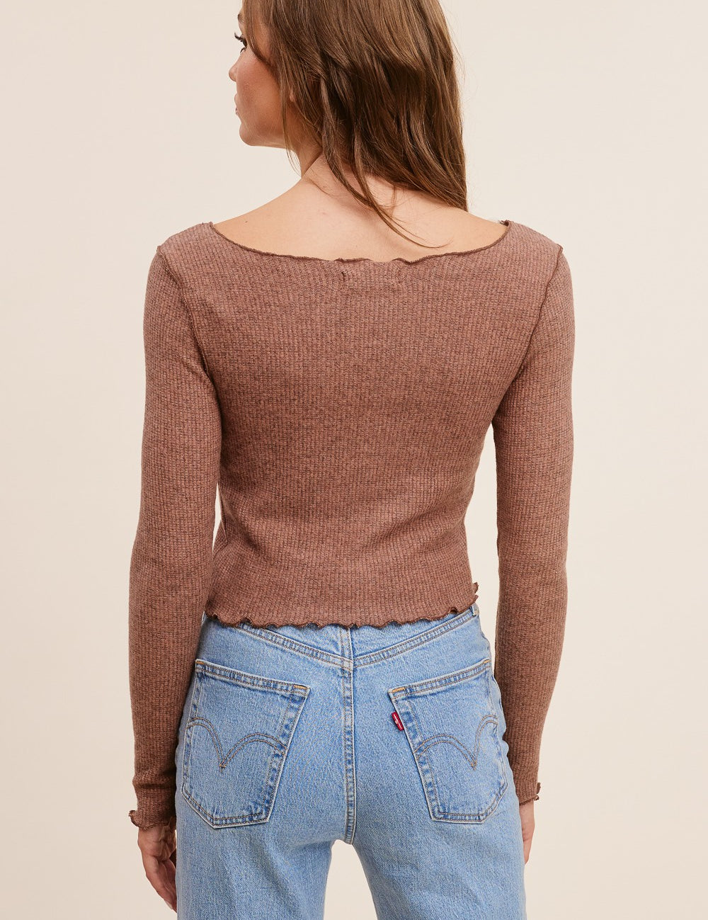 Make It Easy Long-Sleeve Top - alldeserved.com