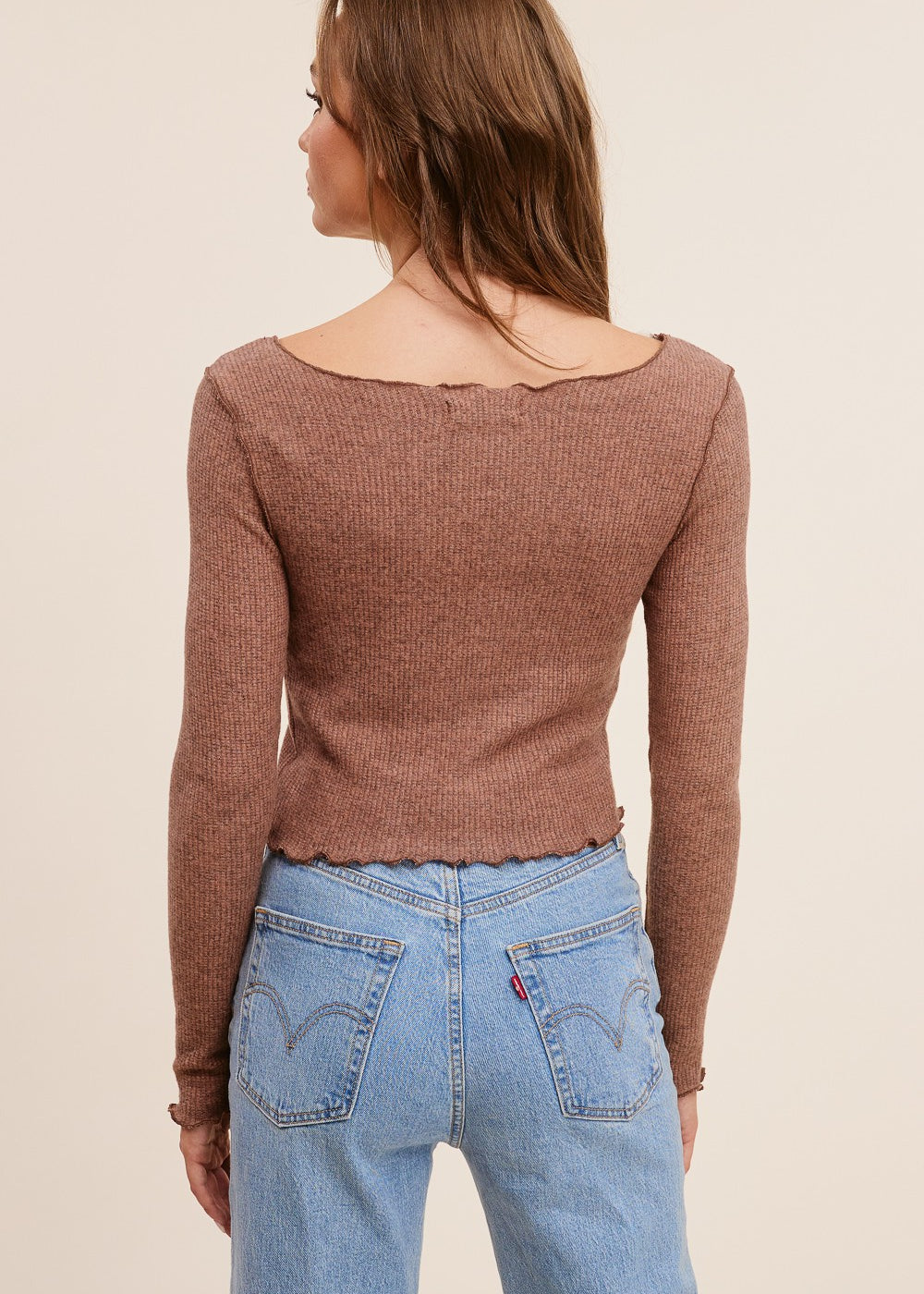 Make It Easy Long-Sleeve Top - alldeserved.com