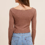Make It Easy Long-Sleeve Top - alldeserved.com