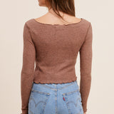 Make It Easy Long-Sleeve Top - alldeserved.com