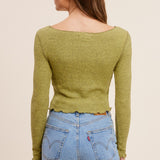 Make It Easy Long-Sleeve Top - alldeserved.com