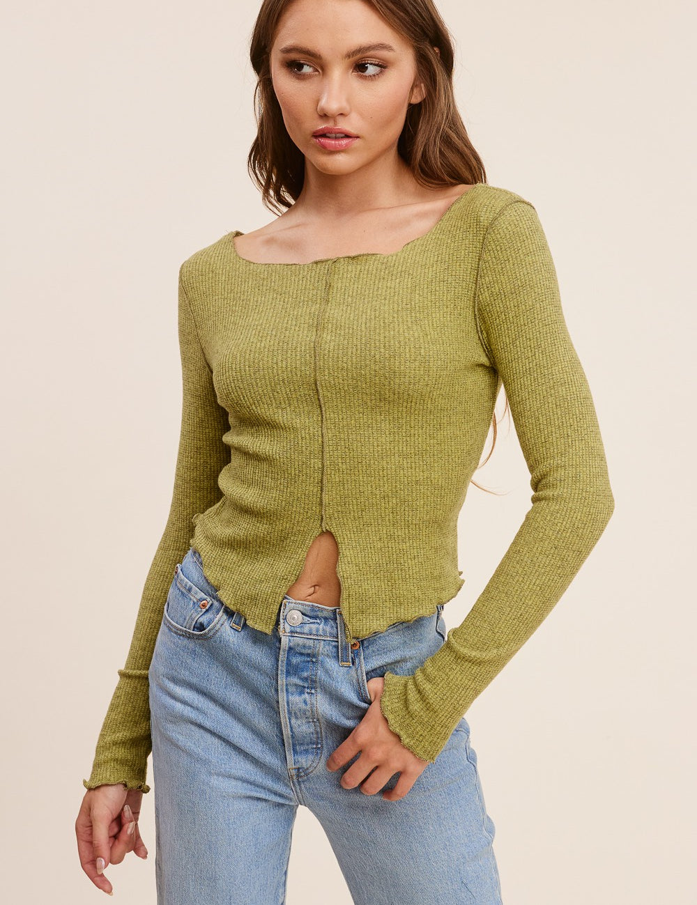 Make It Easy Long-Sleeve Top - alldeserved.com