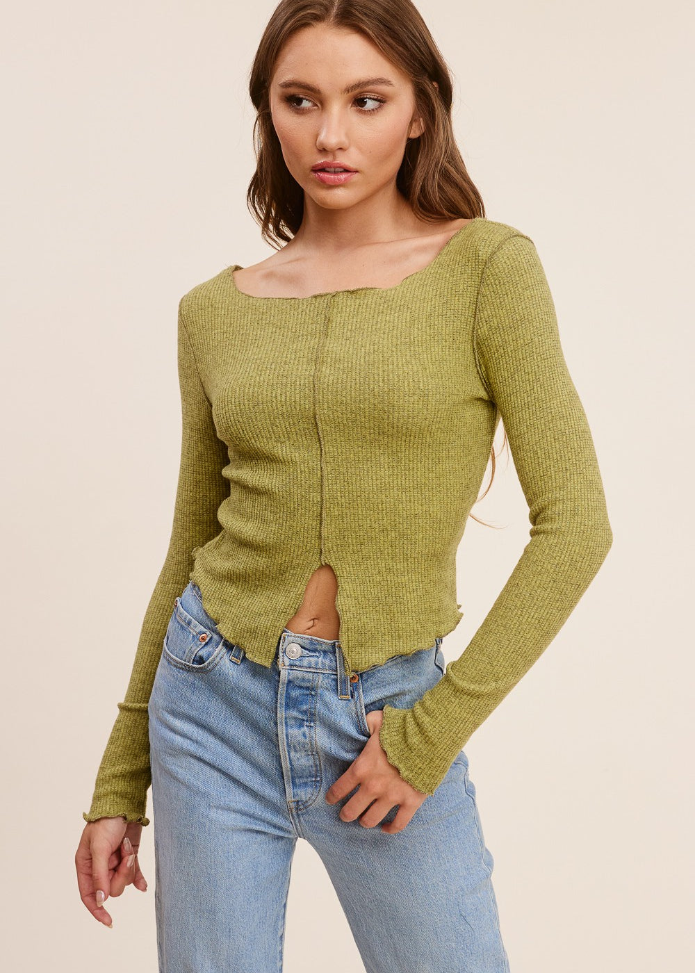 Make It Easy Long-Sleeve Top - alldeserved.com