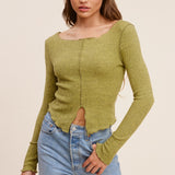 Make It Easy Long-Sleeve Top - alldeserved.com