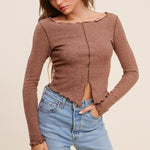 Make It Easy Long-Sleeve Top - alldeserved.com