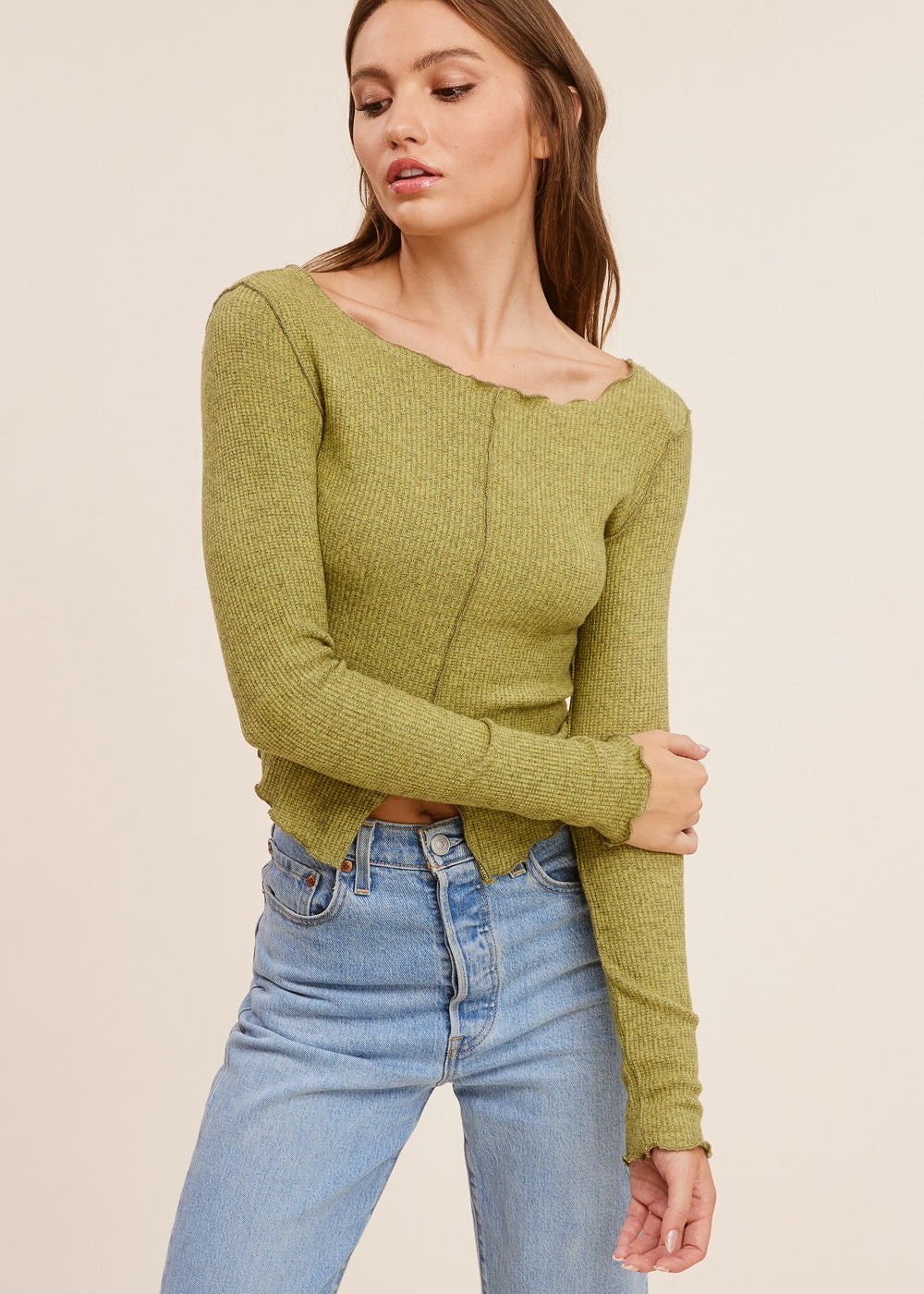 Make It Easy Long-Sleeve Top - alldeserved.com