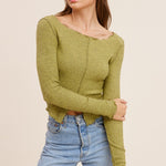 Make It Easy Long-Sleeve Top - alldeserved.com
