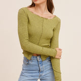 Make It Easy Long-Sleeve Top - alldeserved.com