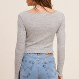 Make It Easy Long-Sleeve Top - alldeserved.com
