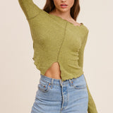 Make It Easy Long-Sleeve Top - alldeserved.com