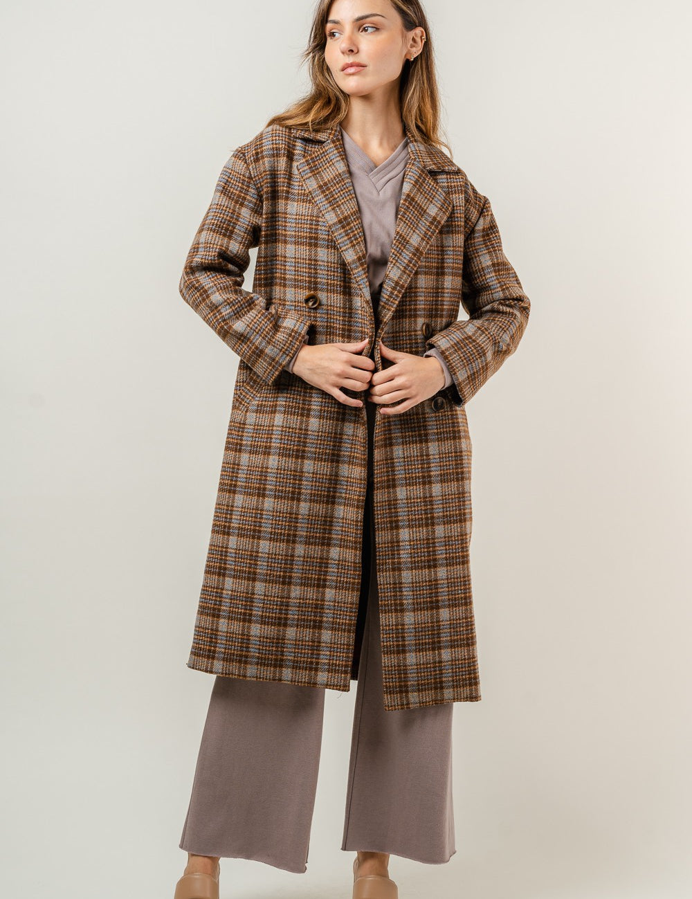 Timeless Plaid Coat - alldeserved.com
