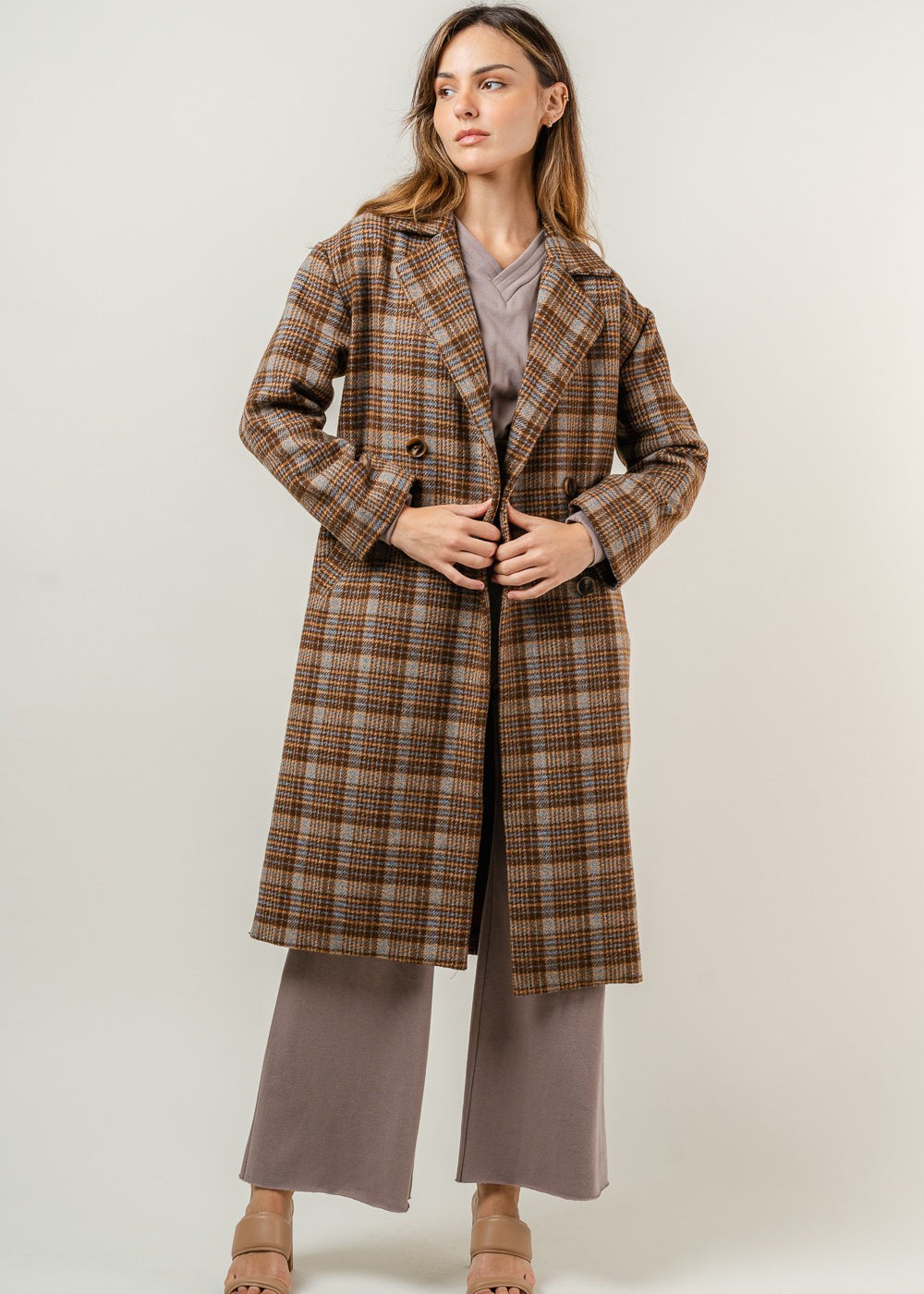 Timeless Plaid Coat - alldeserved.com